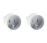 Zenitech - Lot de 2 adaptateurs voyage UE/USA