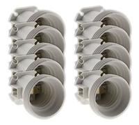Zenitech - Lot de 200 douilles de chantier E27 - Blanc blanc G