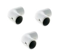 Lot de 3 équerres IRL Ø20mm - Gris - Zenitech