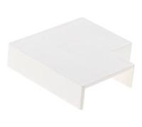 Zenitech - Lot de 4 angles plats 30 x 10mm - Blanc Blanc G