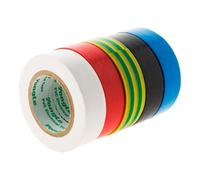 Zenitech - Lot de 5 rubans adhésifs 15 mm x 10 m Multicolore