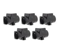 Zenitech - Lot de 5 triplites parafoudre 2x16A 2P+T + 1x6A 2P - Noir Noir G