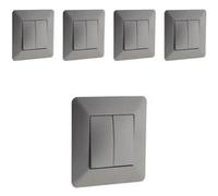 Zenitech - Lot de 5 va et vient doubles Artezo - titanium