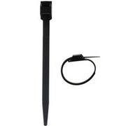 Zenitech - Lot de 50 colliers de câblage 6x114mm - Noir Noir G