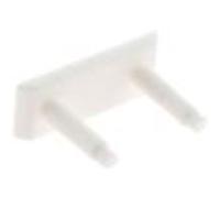 Zenitech - Lot de 6 caches prises 2P/2P+T 6A ou 16A - blanc Neutre G