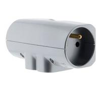 Multiprise 4 Prises latérale 2x16A + 2x6A - Chrome - Zenitech