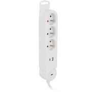 Zenitech - Multiprise Iota 3 Prises 16A + Prise USB C avec Interrupteur