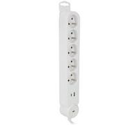 Zenitech - Multiprise Iota 5 prises 16A + prise USB C avec interrupteur