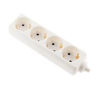 Zenitech Multiprise Schuko 4P 16A - Blanc