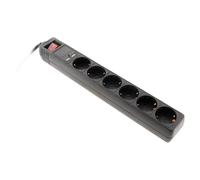 Zenitech Multiprise Schuko 6 prises + 2 USB