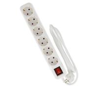 ZENITECH Multiprise Schuko 6x16A - Blanc
