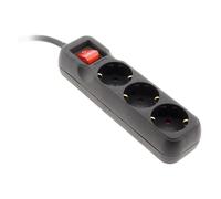 Zenitech Multiprise Schuko + interrupteur 3 prises