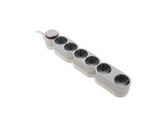 Zenitech Multiprise Schuko + interrupteur 6 prises