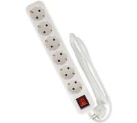 ZENITECH Multiprise Schuko 6x16A - Blanc