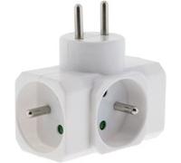 Zenitech - Multiprise triplite 16A 3680W 230V - Blanc Blanc G
