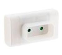 Zenitech – Multiprise triplite latérale 3 prises 6A – Blanc