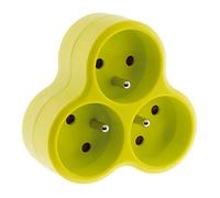 Multiprise - INOTECH - 3X16A - Couleur Anis - 3 prises - Intérieur