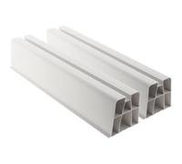 Support de sol pour climatiseur - 90x80mm L.450mm - IP40 IK08 - Blanc - Zenitech