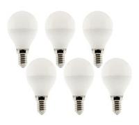 Zenitech - Pack de 6 ampoules LED 4,2W E14 sphérique G