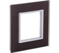 Zenitech - Plaque de finition simple en verre Kalya - Marron