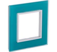 Zenitech - Plaque de finition simple en verre Kalya - Turquoise