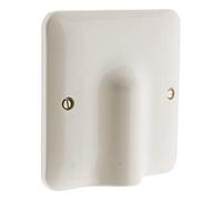 Zenitech Plaque sortie de câble Diwone 100 x 100 mm Blanc