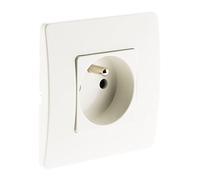 Zenitech - Prise 2P+T 16A Blanc - Venus (Lot de 6)