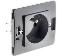 Prise 2P+T 16A Venus composable - noir - Zenitech