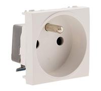 Zenitech Prise 2P+T Connexion Auto - Moteur Seul - Blanc - Simplea