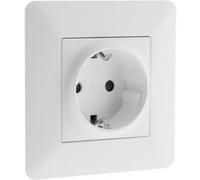 Prise encastrable Schuko 16A - Blanc - Artezo - Zenitech