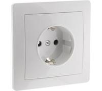 Zenitech - Prise encastrée Schuko - Blanc - Orys blanc