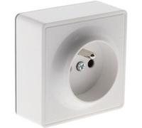 Zenitech Prise 2P+T en saillie Vulco 16A Blanc