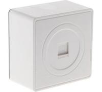 Zenitech - Prise téléphone RJ45 en saillie - Blanc - Vulco Blanc G