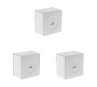 Zenitech Prise téléphone RJ45 en saillie - Blanc - Vulco (Lot de 3)