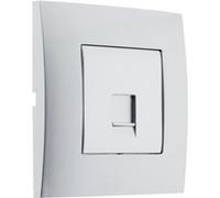 Zenitech - Prise téléphone RJ45 - gris - Simplea Gris G