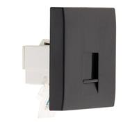 Zenitech Prise téléphone RJ45 - Moteur Seul - Noir - Simplea