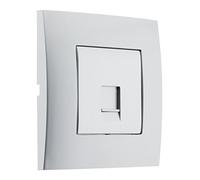 Prise téléphone RJ45 - gris - Simplea - Zenitech