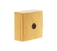Zenitech - Prise TV Ø9,52 saillie - hêtre