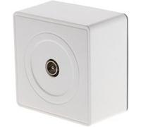 Zenitech - Prise TV Ø9,52mm en saillie - Blanc - Vulco Blanc G
