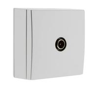 Zenitech - Prise TV saillie Bel'Vue Ø9.52mm - gris Blanc G