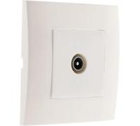 Zenitech Prise TV - Blanc - Simplea (Lot de 5)