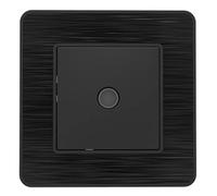 Zenitech - Prise TV complète - Ø9,52mm - métal Noir brossé - Kouro