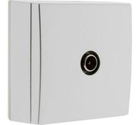 Zenitech - Prise TV saillie Bel'Vue Ø9.52mm - gris Blanc G