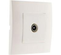 Zenitech - Prise TV Simplea montée - module large - blanc Blanc G