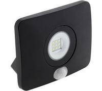 Projecteur LED étanche 10W avec détecteur noir