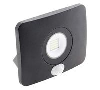 Zenitech – Projecteur LED étanche 20W avec détecteur – Noir
