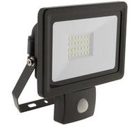 Projecteur LED étanche 30W - Noir avec détecteur -