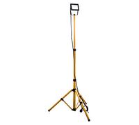 Zenitech - Projecteur LED sur trépied 1x20W pour chantier - Jaune - IP65