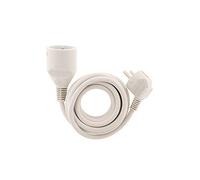 Zenitech Prolongateur 16A 2P+T HO5VV-F 3G1,5 mm² Blanc 5 m