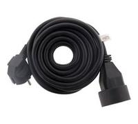 Zenitech - Prolongateur 16A 2P+T HO5VV-F 3G1,5mm² - Noir 3m